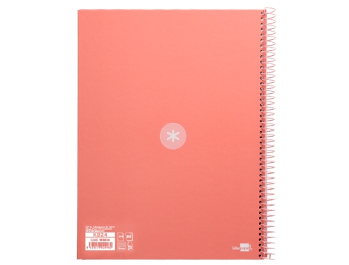 Cuaderno espiral liderpapel A4 micro Antartik tapa forrada 80h 90 gr cuadro KB24, imagen 3 mini