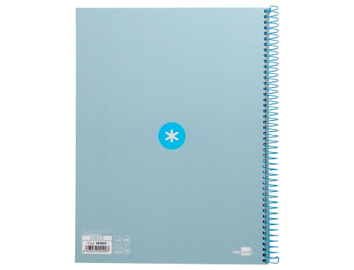 Cuaderno espiral liderpapel A4 micro Antartik tapa forrada 80h 90 gr cuadro KB25, imagen 3 mini