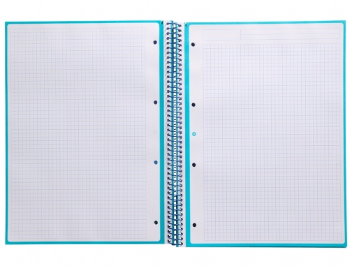 Cuaderno espiral liderpapel A4 micro Antartik tapa forrada 80h 90 gr cuadro KB26, imagen 5 mini