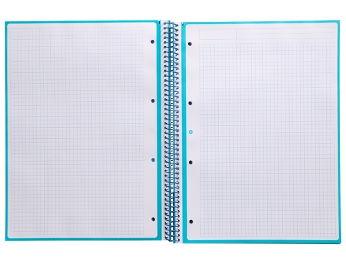 Cuaderno espiral liderpapel A4 micro Antartik tapa forrada 80h 90 gr cuadro KB26, imagen 5 mini