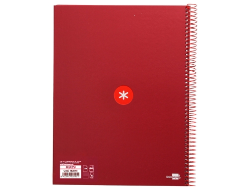 Cuaderno espiral liderpapel A4 micro Antartik tapa forradA80h 90 gr horizontal 1 KB29, imagen 3 mini