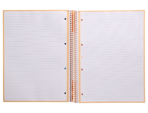 Cuaderno espiral liderpapel A4 micro Antartik tapa forradA80h 90 gr horizontal 1 KB30, imagen 5 mini