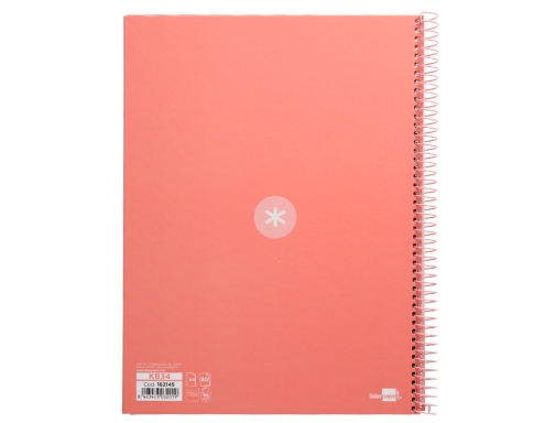 Cuaderno espiral liderpapel A4 micro Antartik tapa forradA80h 90 gr horizontal 1 KB34, imagen 3 mini