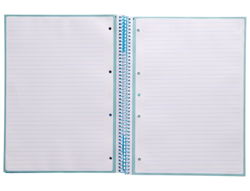 Cuaderno espiral liderpapel A4 micro Antartik tapa forradA80h 90 gr horizontal 1 KB35, imagen 5 mini