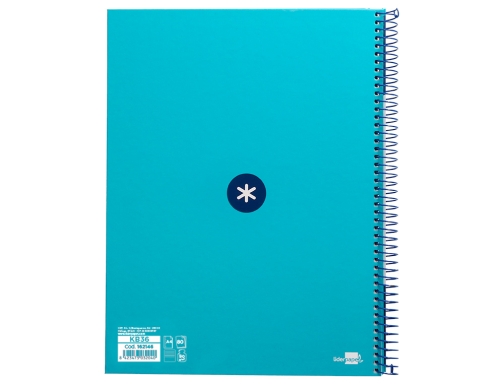 Cuaderno espiral liderpapel A4 micro Antartik tapa forradA80h 90 gr horizontal 1 KB36, imagen 3 mini