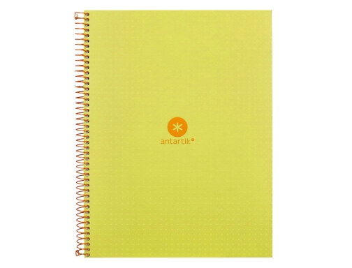 Cuaderno espiral liderpapel A4 micro Antartik tapa forradA80h 90 gr rayado puntos KB49, imagen 3 mini