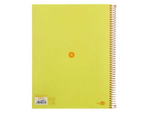 Cuaderno espiral liderpapel A4 micro Antartik tapa forradA80h 90 gr rayado puntos KB49, imagen 4 mini