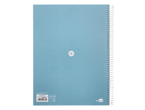 Cuaderno espiral liderpapel A4 micro Antartik tapa forradA80h 90 gr rayado puntos KB50, imagen 4 mini