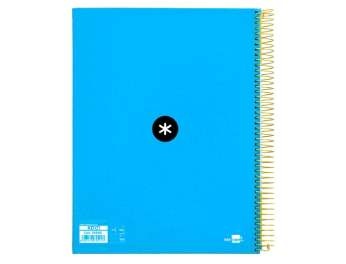 Cuaderno espiral liderpapel A4 micro Antartik tapa forrada 120h 100 gr horizontal KD01, imagen 3 mini