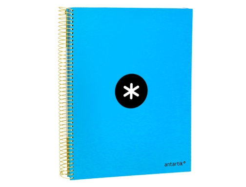 Cuaderno espiral liderpapel A4 micro Antartik tapa forrada 120h 100 gr horizontal KD01, imagen 5 mini