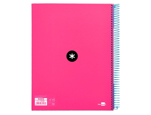 Cuaderno espiral A4 micro Antartik tapa forrada 120h 90 gr horizontal 5 KD05, imagen 3 mini