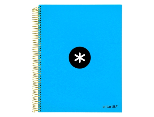 Cuaderno espiral A4 micro Antartik tapa forrada120h 100 gr cuadro 5mm 5 KD21, imagen 2 mini