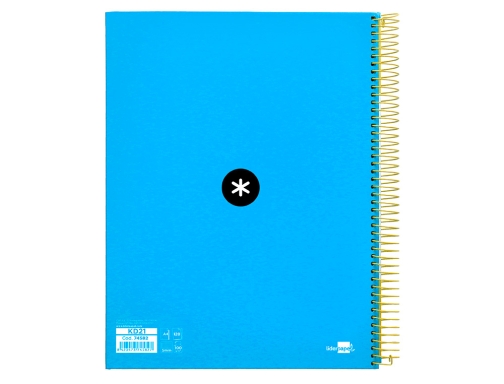 Cuaderno espiral A4 micro Antartik tapa forrada120h 100 gr cuadro 5mm 5 KD21, imagen 3 mini