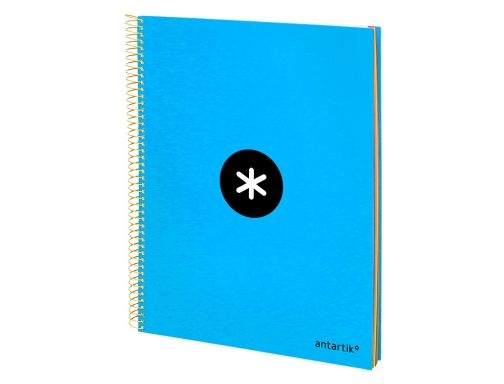 Cuaderno espiral A4 micro Antartik tapa forrada120h 100 gr cuadro 5mm 5 KD21, imagen 4 mini