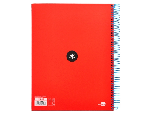 Cuaderno espiral liderpapel A4 micro Antartik tapa forrada 120h 100 gr liso KD42, imagen 3 mini