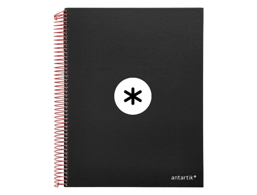 Cuaderno espiral liderpapel A4 micro Antartik tapa forrada 120h 100 gr liso KD50, imagen 2 mini