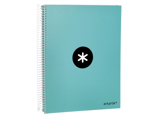 Cuaderno espiral liderpapel A4 micro Antartik tapa forrada 120h 100 gr horizontal KD96, imagen 5 mini