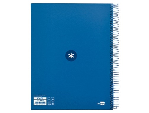 Cuaderno espiral liderpapel A4 micro Antartik tapa forrada120h 100 gr cuadro 5mm KH01, imagen 3 mini