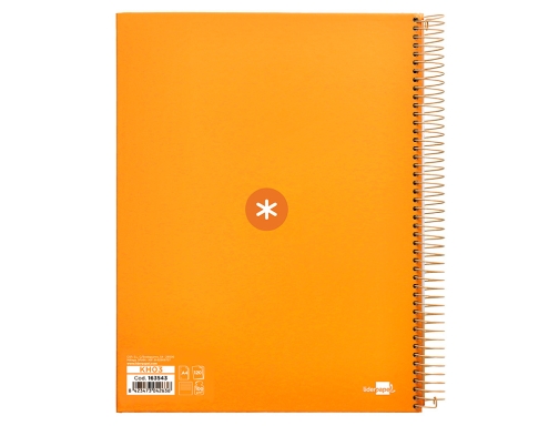 Cuaderno espiral liderpapel A4 micro Antartik tapa forrada120h 100 gr horizontal 5 KH03, imagen 3 mini