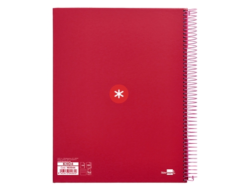 Cuaderno espiral liderpapel A4 micro Antartik tapa forrada120h 100 gr horizontal 5 KH04, imagen 3 mini