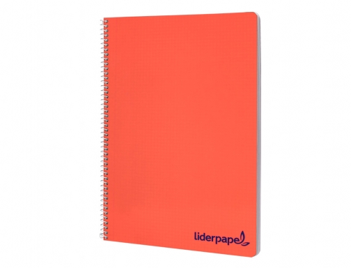 Cuaderno espiral Liderpapel A4 wonder tapa plastico 80h 90gr rayado n.46 colores 08935, imagen 5 mini