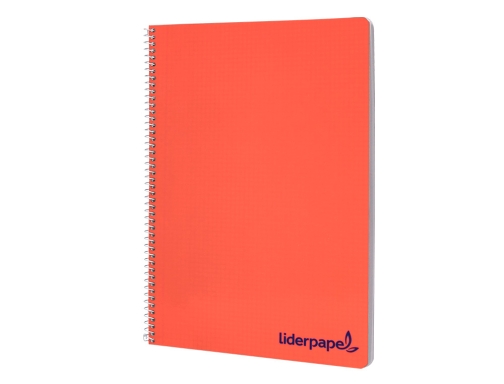 Cuaderno espiral Liderpapel A4 wonder tapa plastico 80h 90gr rayado n.46 colores 08935, imagen 5 mini