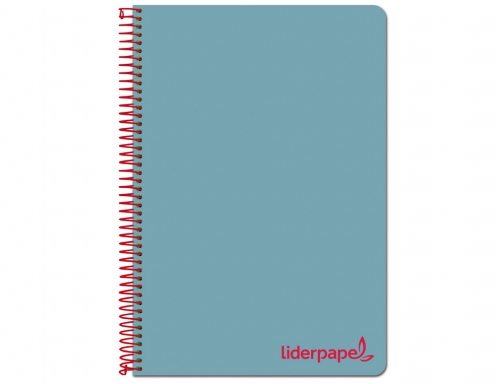 Cuaderno espiral Liderpapel A4 wonder tapa plastico 80h 90gr cuadro 4mm con 08948, imagen 2 mini