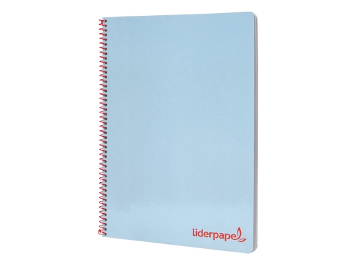 Cuaderno espiral Liderpapel A4 wonder tapa plastico 80h 90gr cuadro 4mm con 08948, imagen 4 mini