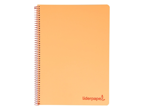 Cuaderno espiral Liderpapel A4 wonder tapa plastico 80h 90gr cuadro 4mm con 08969, imagen 3 mini