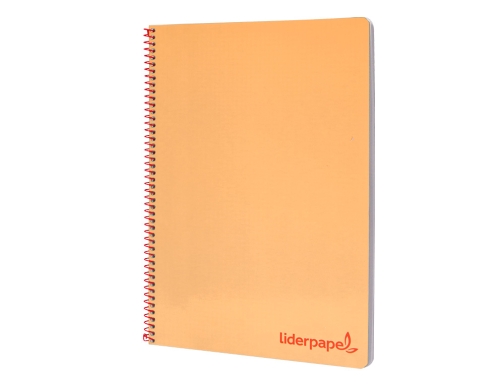 Cuaderno espiral Liderpapel A4 wonder tapa plastico 80h 90gr cuadro 4mm con 08969, imagen 4 mini