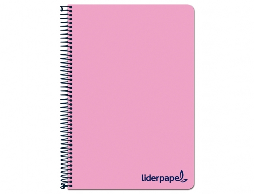 Cuaderno espiral Liderpapel A4 wonder tapa plastico 80h 90gr cuadro 4mm con 08970, imagen 2 mini