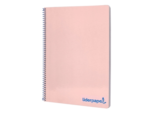 Cuaderno espiral Liderpapel A4 wonder tapa plastico 80h 90gr cuadro 4mm con 08970, imagen 4 mini