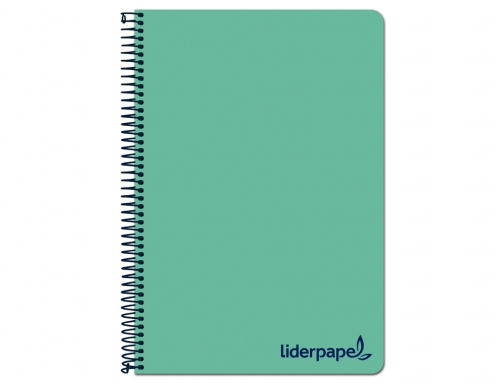 Cuaderno espiral Liderpapel A4 wonder tapa plastico 80h 90gr cuadro 4mm con 09132, imagen 2 mini