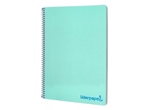 Cuaderno espiral Liderpapel A4 wonder tapa plastico 80h 90gr cuadro 4mm con 09132, imagen 4 mini