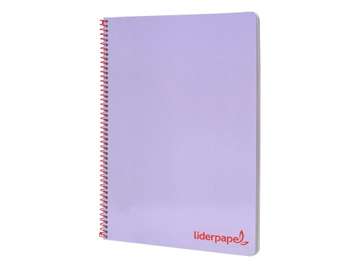 Cuaderno espiral Liderpapel A4 wonder tapa plastico 80h 90gr cuadro 4mm con 09133, imagen 4 mini