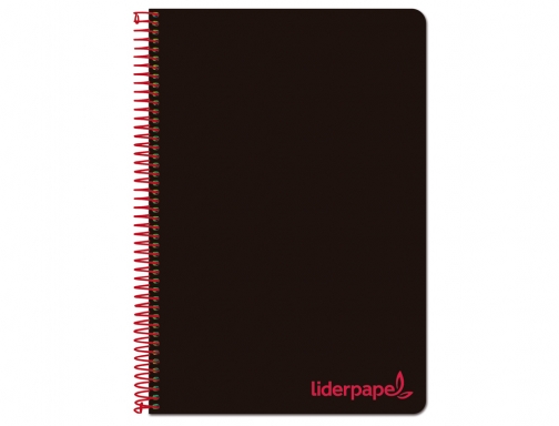 Cuaderno espiral Liderpapel A4 wonder tapa plastico 80h 90gr cuadro 4mm con 09172, imagen 2 mini