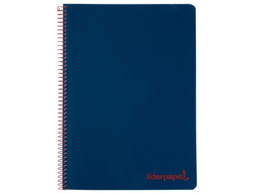 Cuaderno espiral Liderpapel A4 wonder tapa plastico 80h 90gr cuadro 4mm con 09173, imagen 2 mini