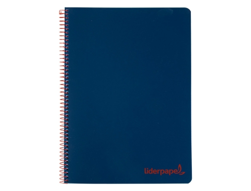 Cuaderno espiral Liderpapel A4 wonder tapa plastico 80h 90gr cuadro 4mm con 09173, imagen 3 mini