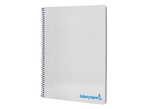 Cuaderno espiral Liderpapel A4 wonder tapa plastico 80h 90gr cuadro 4mm con 09177, imagen 4 mini