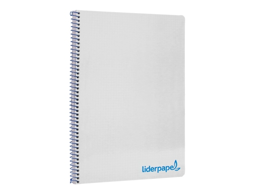 Cuaderno espiral Liderpapel A4 wonder tapa plastico 80h 90gr cuadro 4mm con 09177, imagen 5 mini