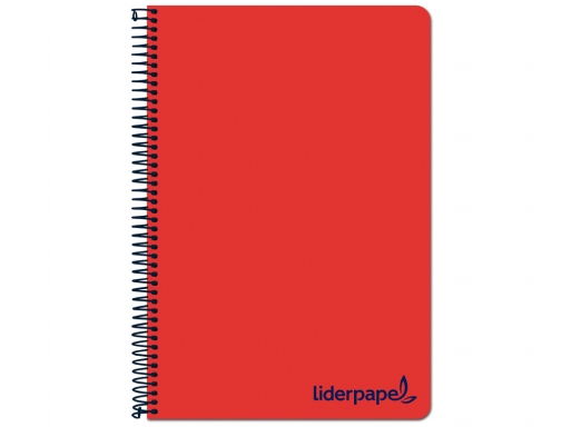 Cuaderno espiral Liderpapel A4 wonder tapa plastico 80h 90gr cuadro 4mm con 09226, imagen 2 mini