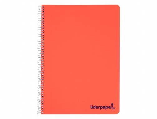 Cuaderno espiral Liderpapel A4 wonder tapa plastico 80h 90 gr liso colores 10751, imagen 4 mini