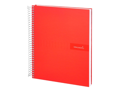 Cuaderno espiral Liderpapel A5 crafty tapa forrada 80h 90 gr rayado horizontal 09244, imagen 4 mini