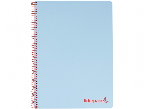Cuaderno espiral Liderpapel A5 micro wonder tapa plastico 120h 90g cuadro 5mm 09233, imagen 2 mini