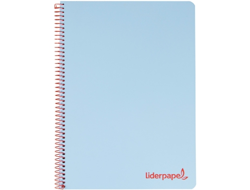 Cuaderno espiral Liderpapel A5 micro wonder tapa plastico 120h 90g cuadro 5mm 09233, imagen 2 mini