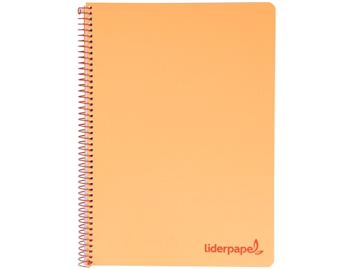 Cuaderno espiral Liderpapel A5 micro wonder tapa plastico 120h 90g cuadro 5mm 09234, imagen 2 mini