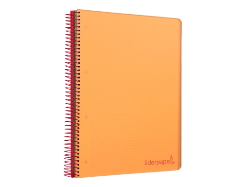 Cuaderno espiral Liderpapel A5 micro wonder tapa plastico 120h 90g cuadro 5mm 09234, imagen 5 mini