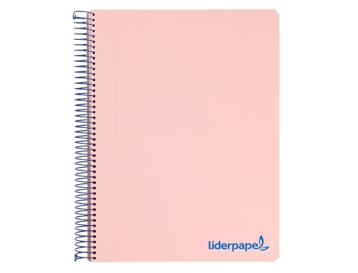 Cuaderno espiral Liderpapel A5 micro wonder tapa plastico 120h 90g cuadro 5mm 09235, imagen 3 mini