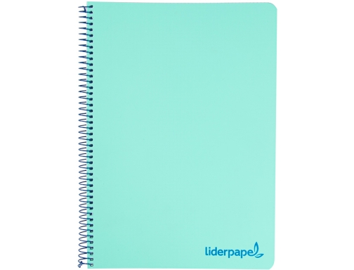 Cuaderno espiral Liderpapel A5 micro wonder tapa plastico 120h 90g cuadro 5mm 09236, imagen 2 mini