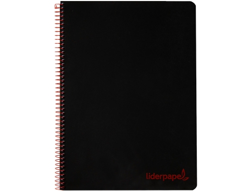 Cuaderno espiral Liderpapel A5 micro wonder tapa plastico 120h 90g cuadro 5mm 09238, imagen 2 mini